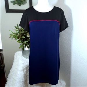 EUC Cynthia Rowley Colorblock Shift Dress Sz 8